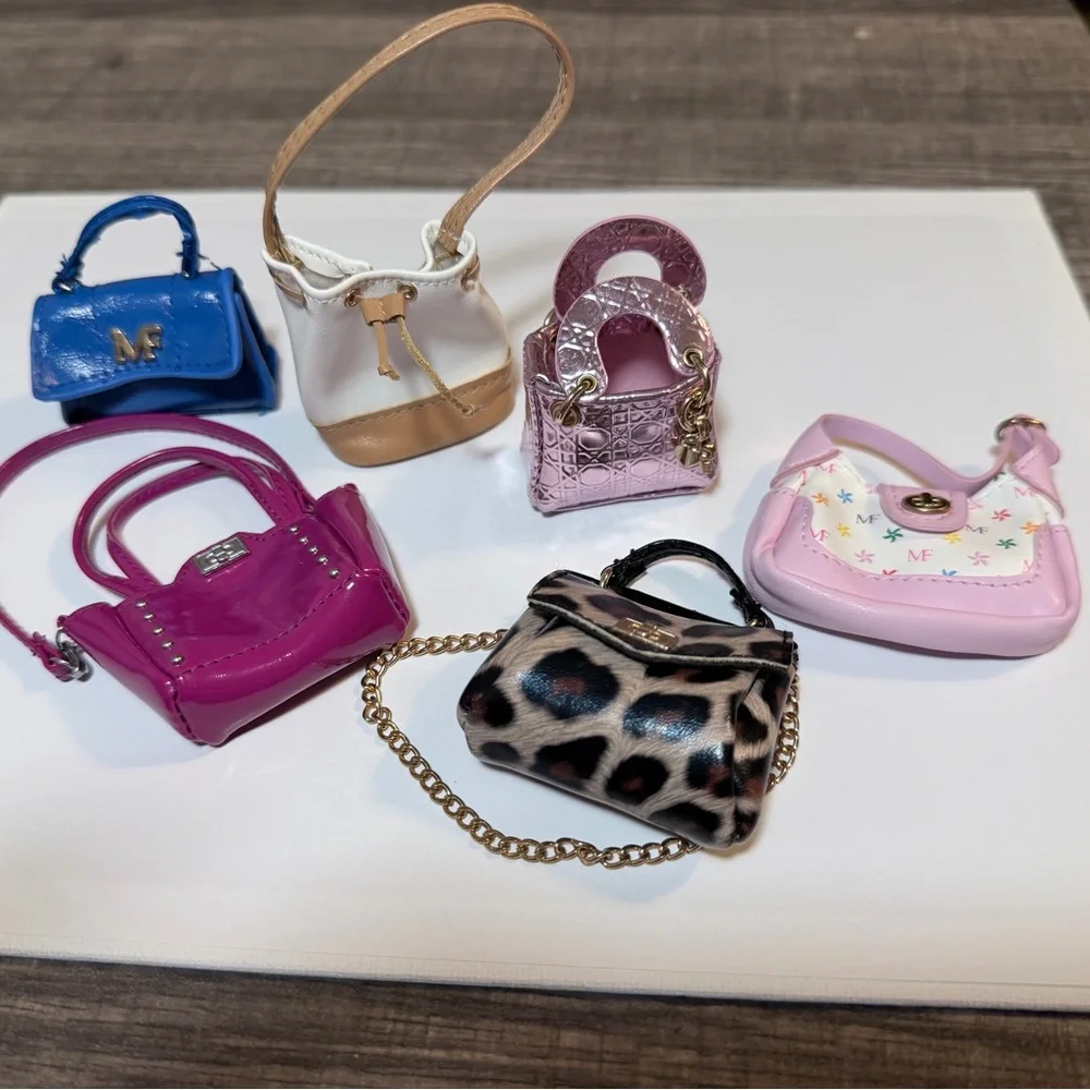 Mini brands fashion Mini Handbag Set - Pink, Blue, Leopard - Picture 1 of 10